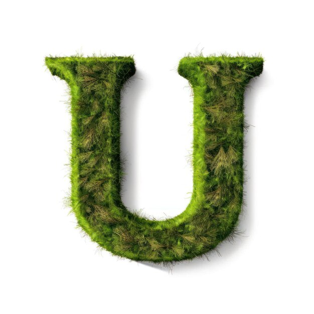 3d lettre logo alphabet logo un logo lettre vert or fond blanc isolé jpg