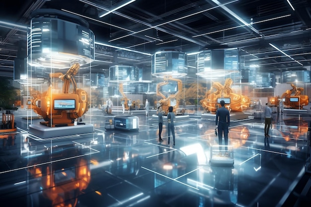 40 industrie usine intelligente intérieur IA générative