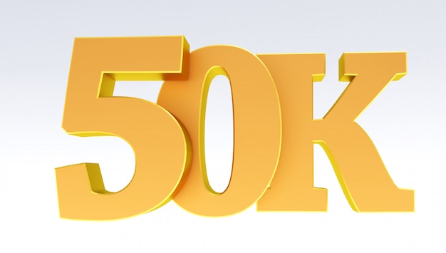 50k Ou 50000 Abonnés Merci.