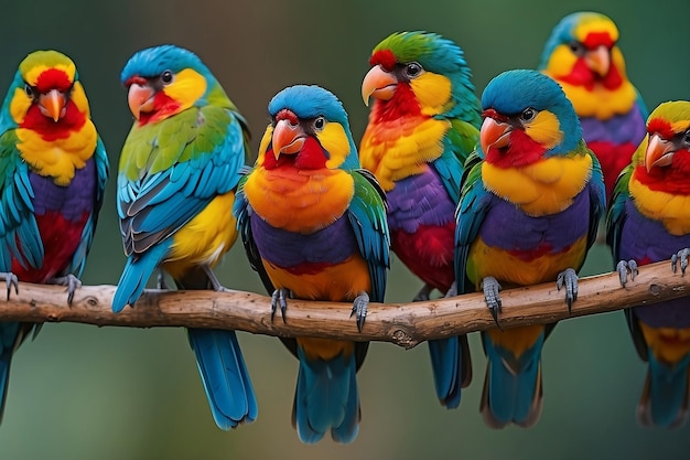 8 000 oiseaux colorés de qualité 10