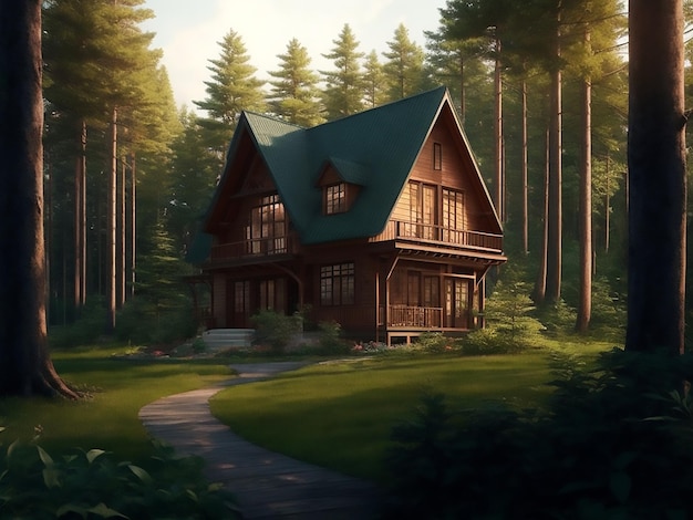 A_beautiful_house_design_beside_forest_0 1