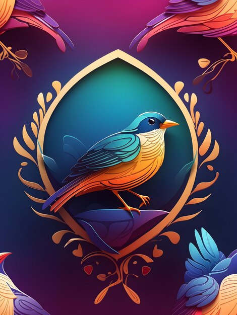 _A_gradient_vector_illustration_of_a_bird_logo_w_