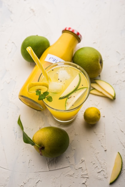 Aam Panna ou panha ou Jus de mangue verte salé et sucré