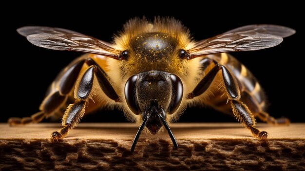 abeille avec des capacités électriques image photographique créative en haute définition