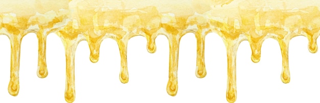 Abeille dessinée à la main aquarelle isolée sur fond blanc