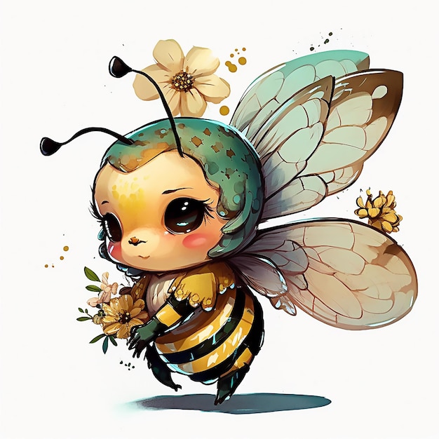 Abeille mignonne Kawaii