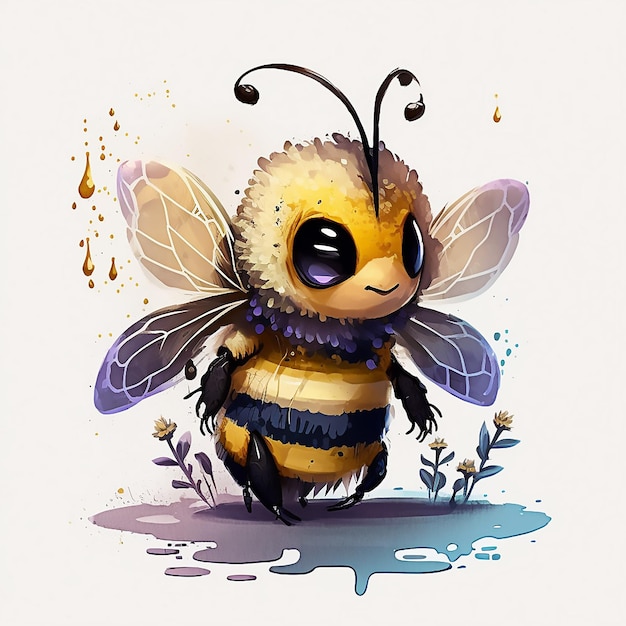 Abeille mignonne Kawaii