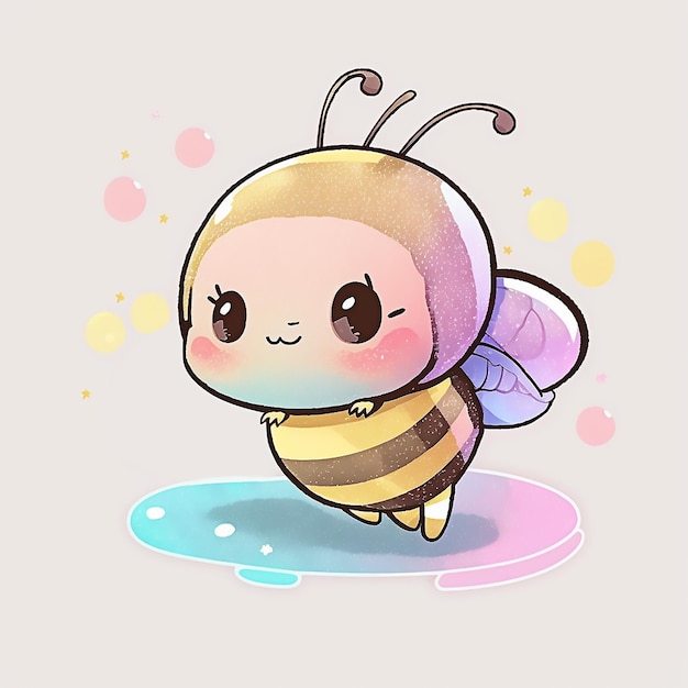 Abeille mignonne Kawaii