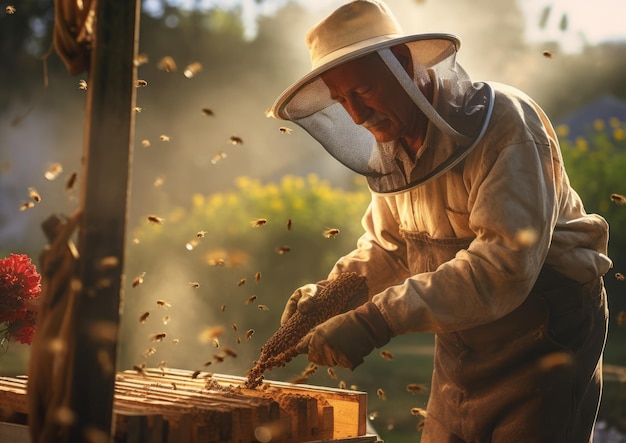 Les abeilles sont des insectes ailés étroitement apparentés aux guêpes et aux fourmis