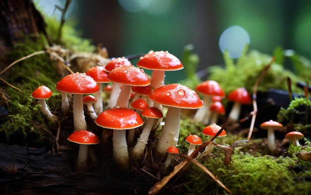 Une abondance de champignons sauvages et cultivés Récolte de Nature