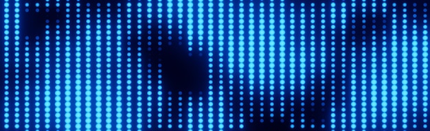 Abstract Blue Lights Bokeh equalizer bar EffectTechnology Particules Surface Grid3D model and illustration