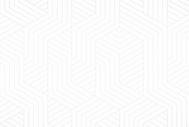 Abstract Geometric Line Art Composition
