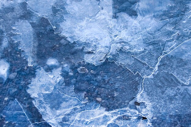 Abstract texture de la glace