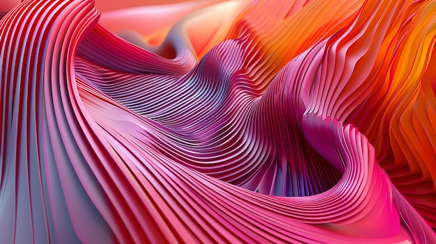 Photo abstraction 3d render swirls de lumière et de couleur art abstrait coloré design dynamique motion créatif