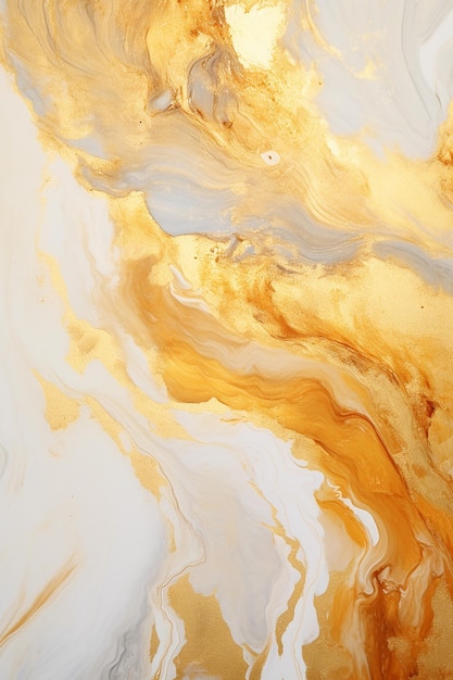 Abstraction artistique mode moderne fond texture dorée éclaboussure peinture à l'huile aquarelle