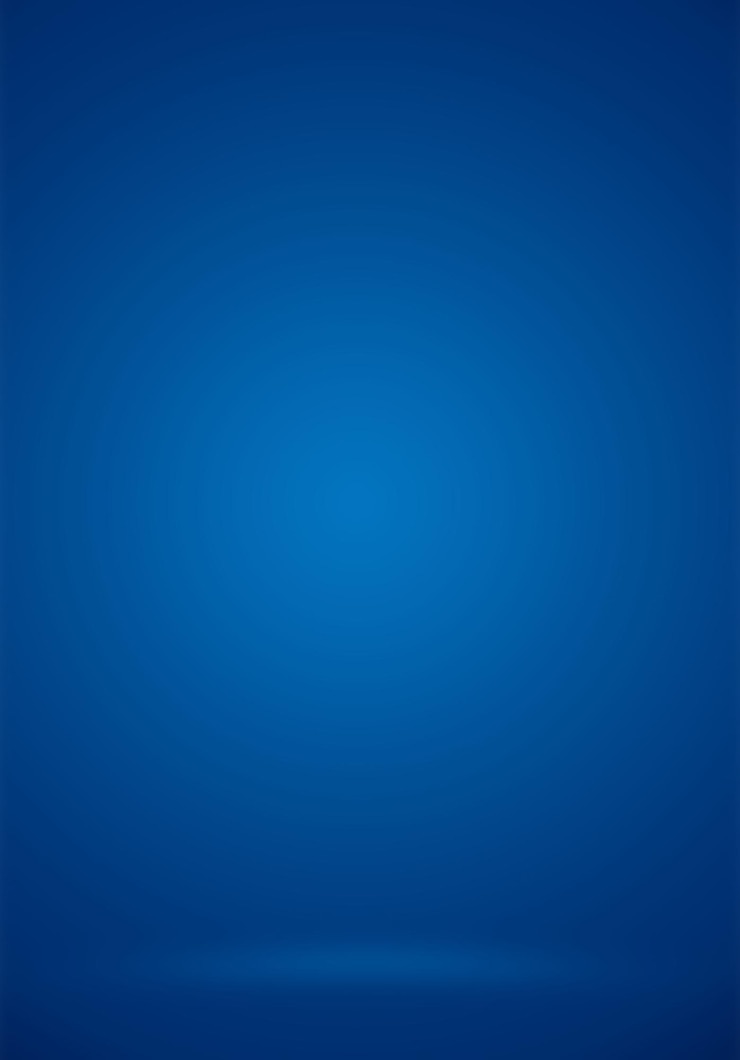 Photo abstraction de luxe gradient bleu fond lisse bleu foncé avec bannière de studio de vignette noire