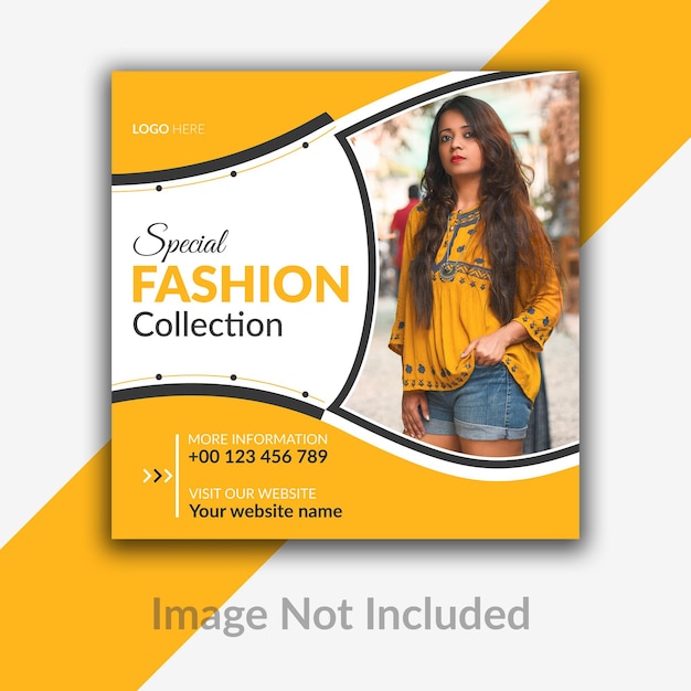 Abstraction La mode carrée est une collection de médias sociaux Instagram.