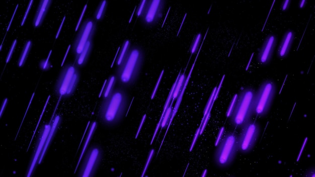 abstraction néon rayons violets sur fond noir économiseur d'écran futuriste