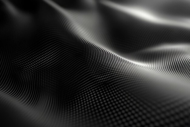 Abstraction Texture d'onde de fibre de carbone sombre Loop sans couture Visuels d'arrière-plan