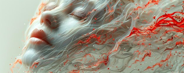 Photo abstractions numériques représentant le papier peint de l'essence