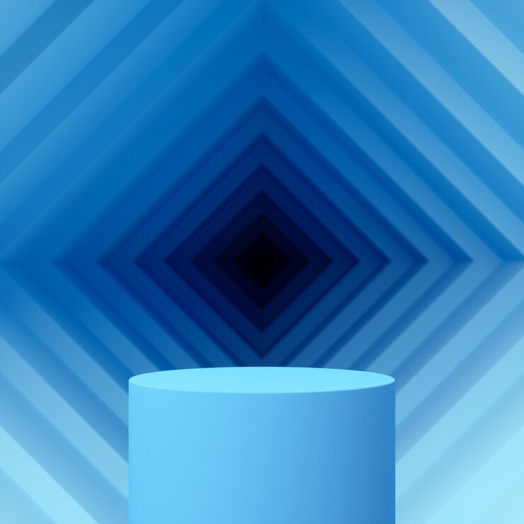 Photo abstrait 3d podium scène minimale pour la présentation de l'affichage du produit illustration de rendu 3d