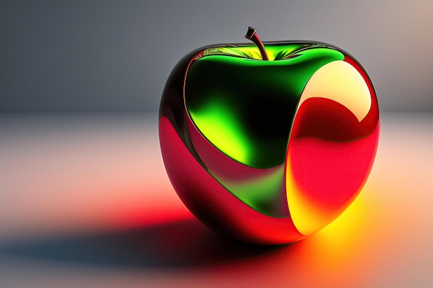 Abstrait 3D de la pomme