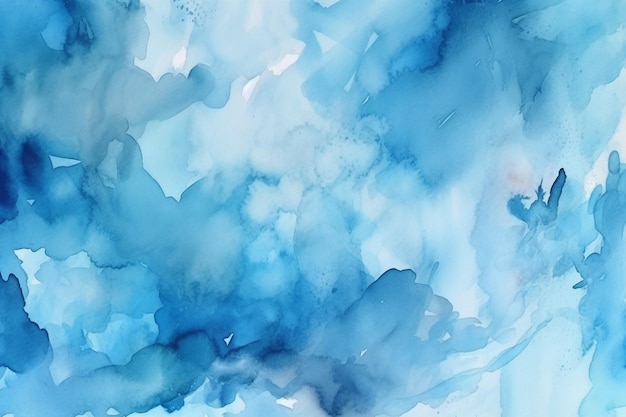 Abstrait aquarelle bleu clair