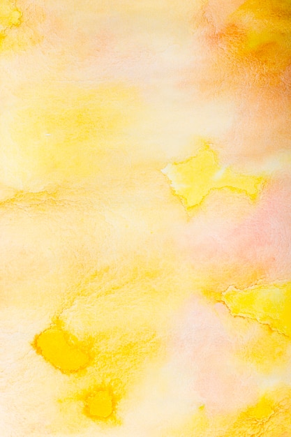 Abstrait aquarelle jaune