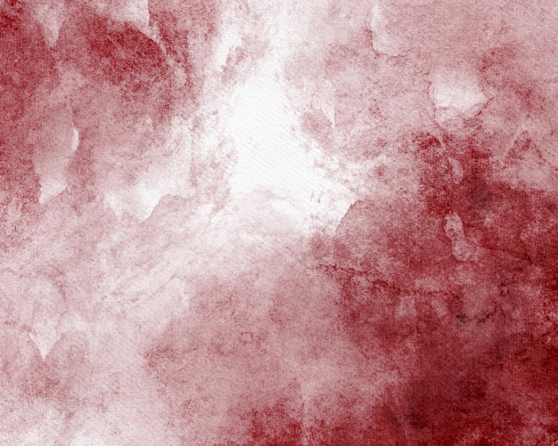 Abstrait aquarelle rouge foncé. Texture aquarelle douce.