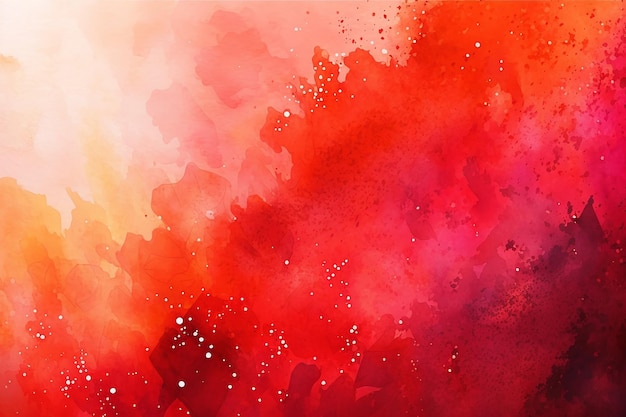 Abstrait aquarelle rouge