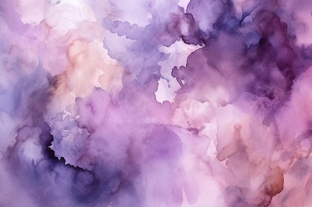 Abstrait aquarelle violet clair