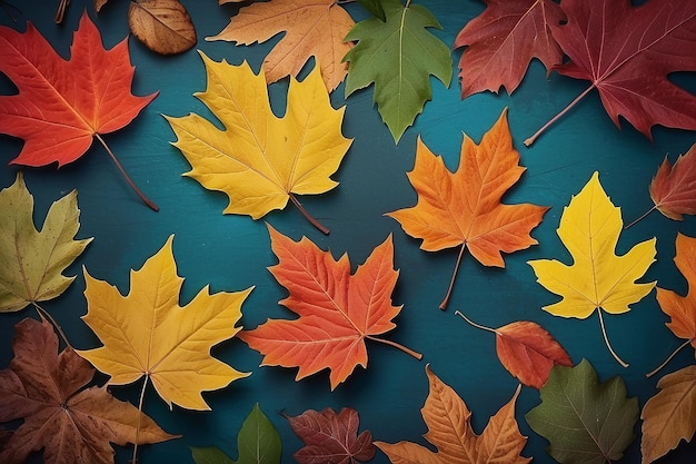 Abstrait arrière-plan d'automne Belle texture des feuilles