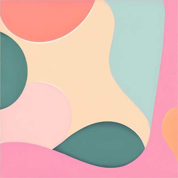 Abstrait Arrière-plan esthétique pastel et texture Dessin d'arrière-plan à gradient coloré à utiliser