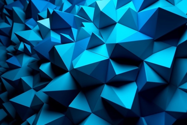 Abstrait arrière-plan géométrique bleu