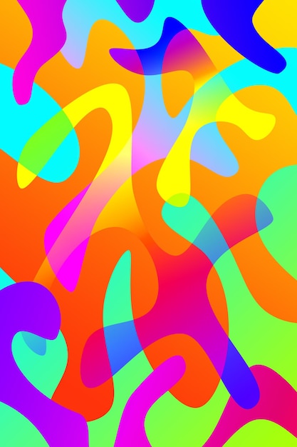 Abstrait d'art contemporain avec des éléments géométriques et un motif différent. Toile de fond de texture numérique. Art tendance, culture zine créative. Modèle moderne pour le pop art, le modernisme, le cubisme.