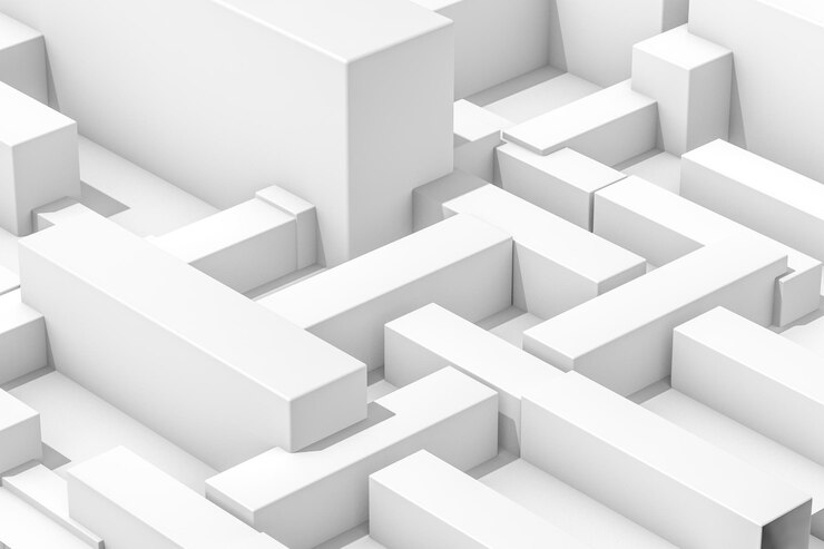 Photo abstrait blanc 3d