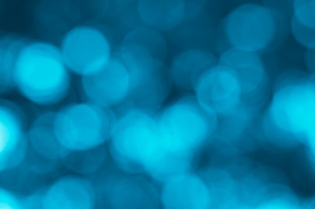 Abstrait bleu avec bokeh