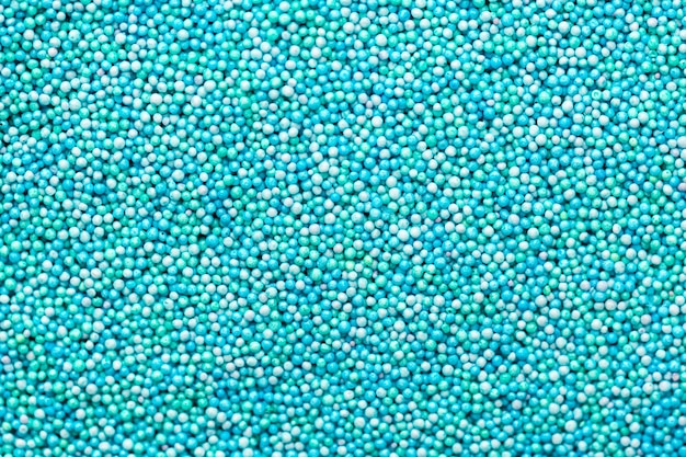 Abstrait bleu et vert de petites bulles.