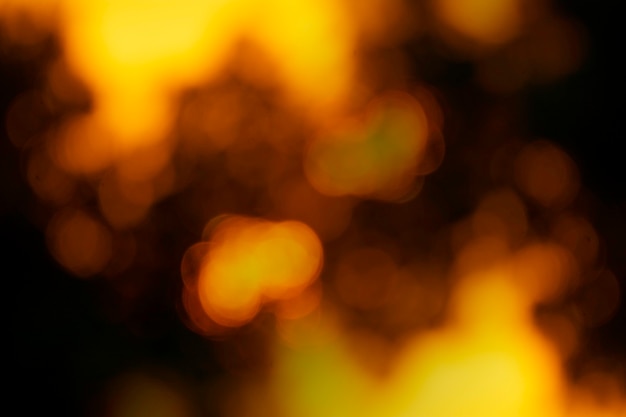 Abstrait bokeh dans ton jaune