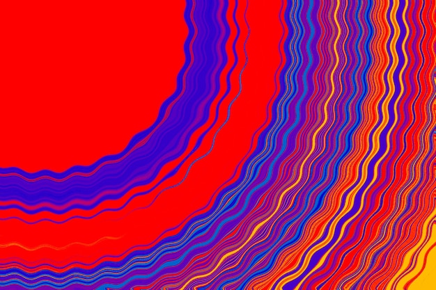 Abstrait circulaire coloré avec des lignes circulaires