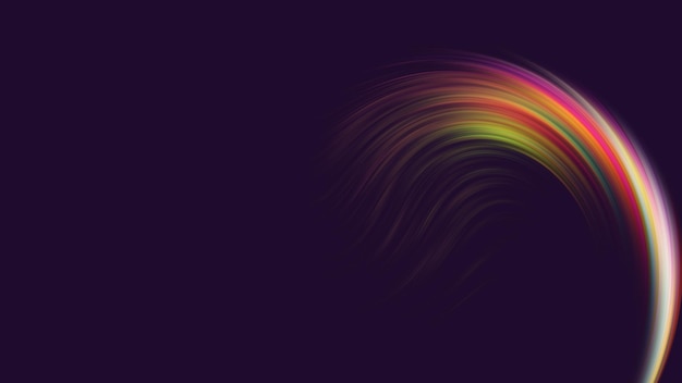 Abstrait coloré dégradé torsadé ondulé virevolte motifs fond d'écran numérique de mouvement