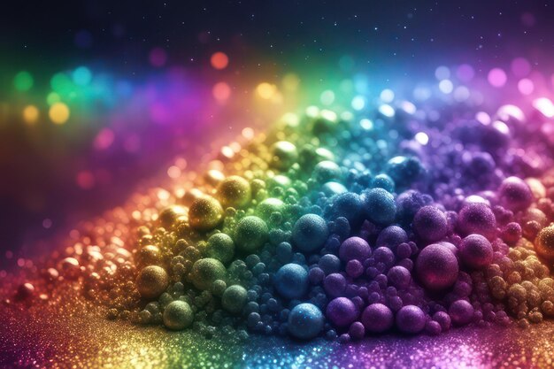 Abstrait coloré de paillettes