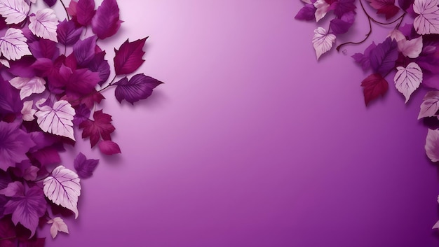 Abstrait de couleur pourpre avec des feuilles de couleur pourpre fond d'écran design