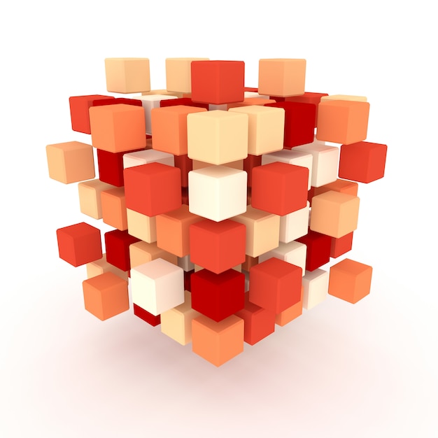 Abstrait de cubes