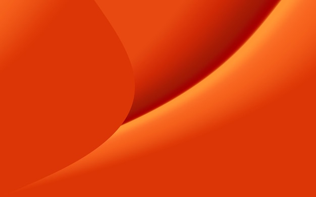 Abstrait dégradé dynamique courbe orange dynamique