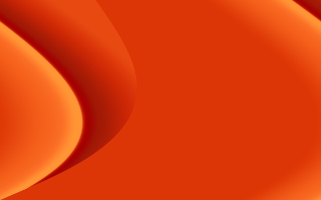 Abstrait dégradé dynamique courbe orange dynamique