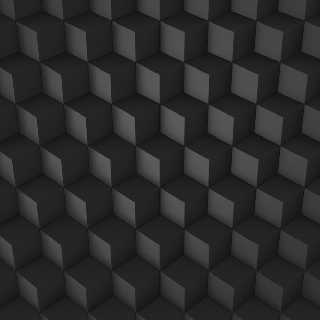 Abstrait du mur de carreaux moderne. Rendu 3D.