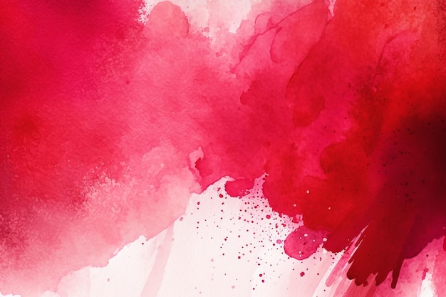 Abstrait éclaboussure aquarelle rouge