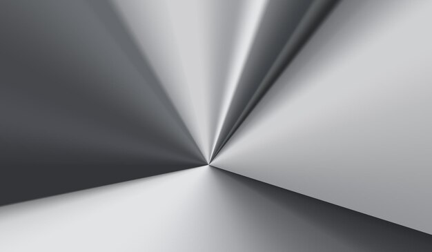 Abstrait effet 3D argent