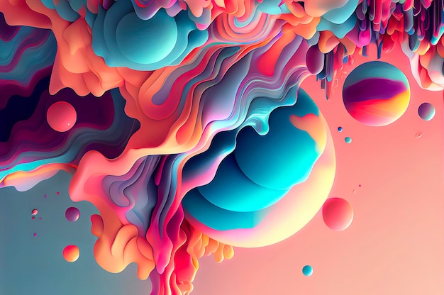 Abstrait de fond d'écran coloré moderne